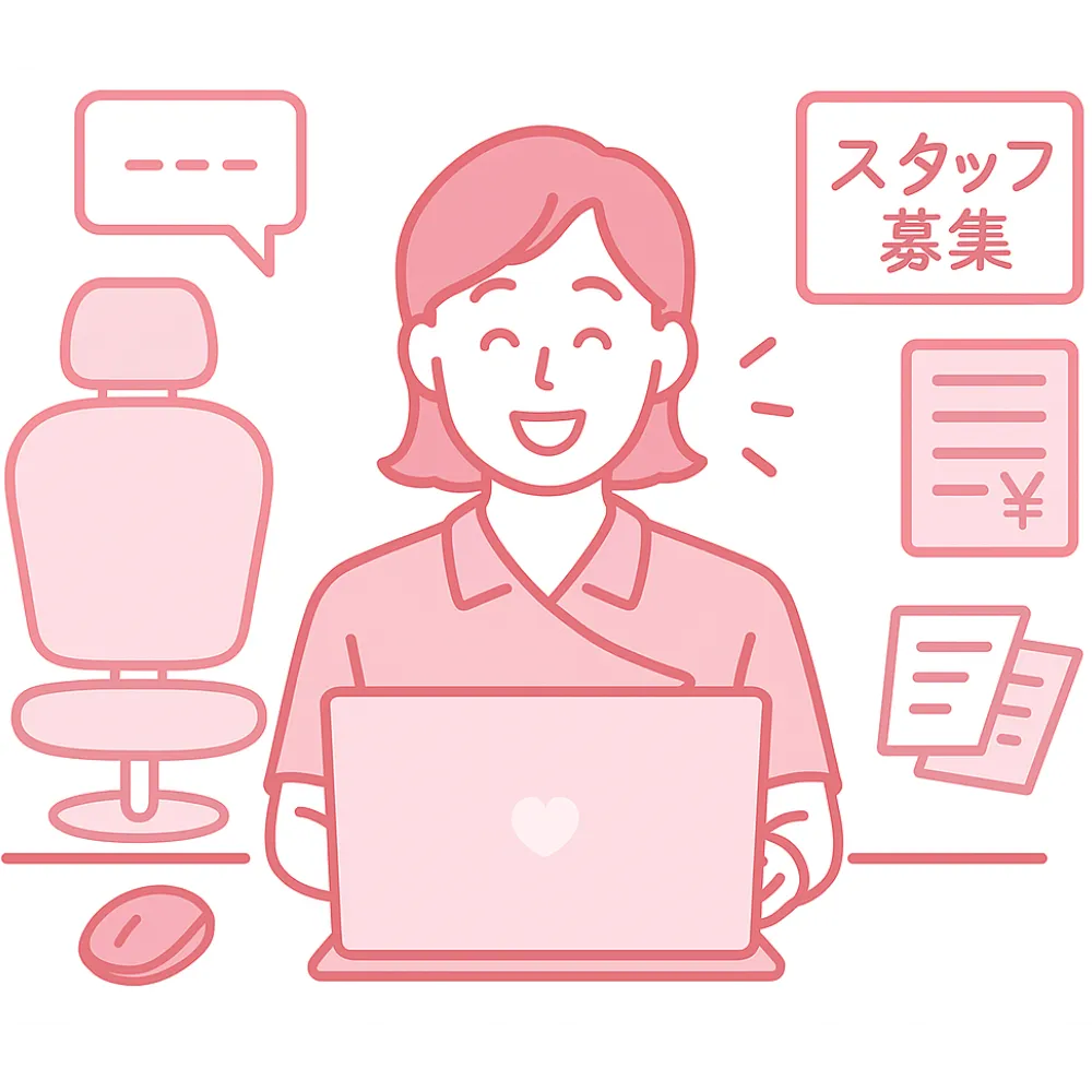 効率的なサロン運営イメージ