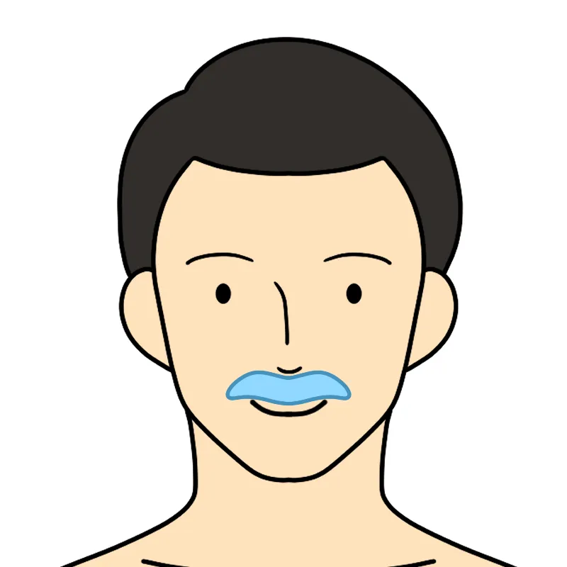 鼻下